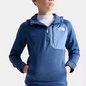 KIDS' THE NORTH FACE MITTELLEGI QUARTER-ZIP PULLOVER HOODIE
